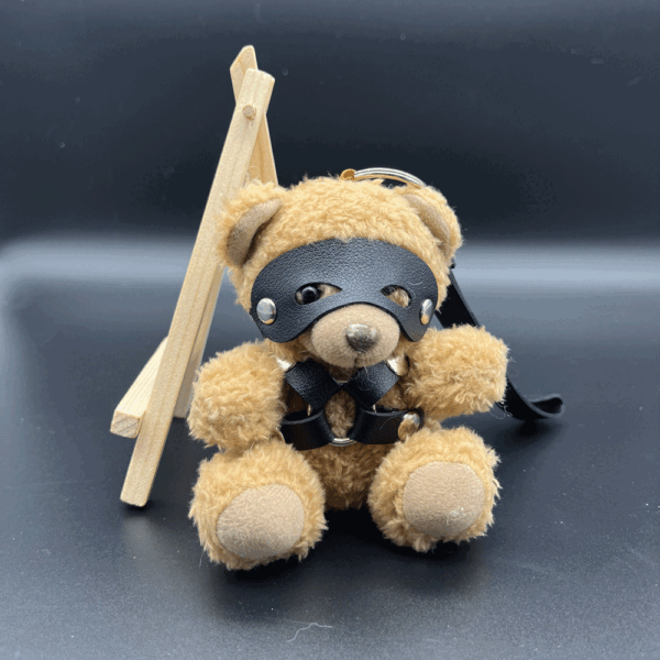 Kinky bear in bondage