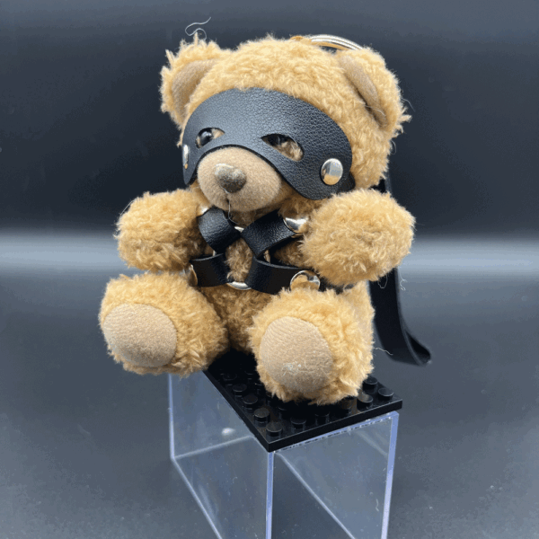 Kinky bear in bondage