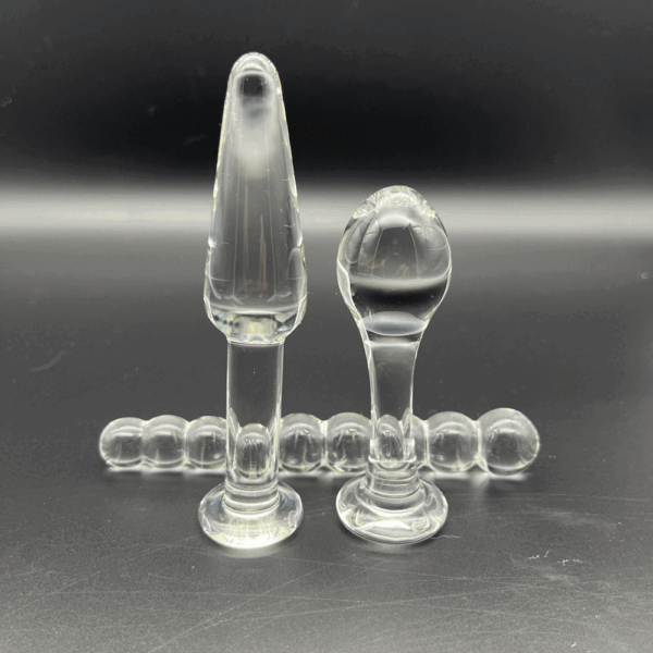 BDSM-PD-032 Glazen buttplug set