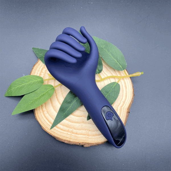 BDSM-PD-118 Paarse Penisvibrator - “Helpend Handje”