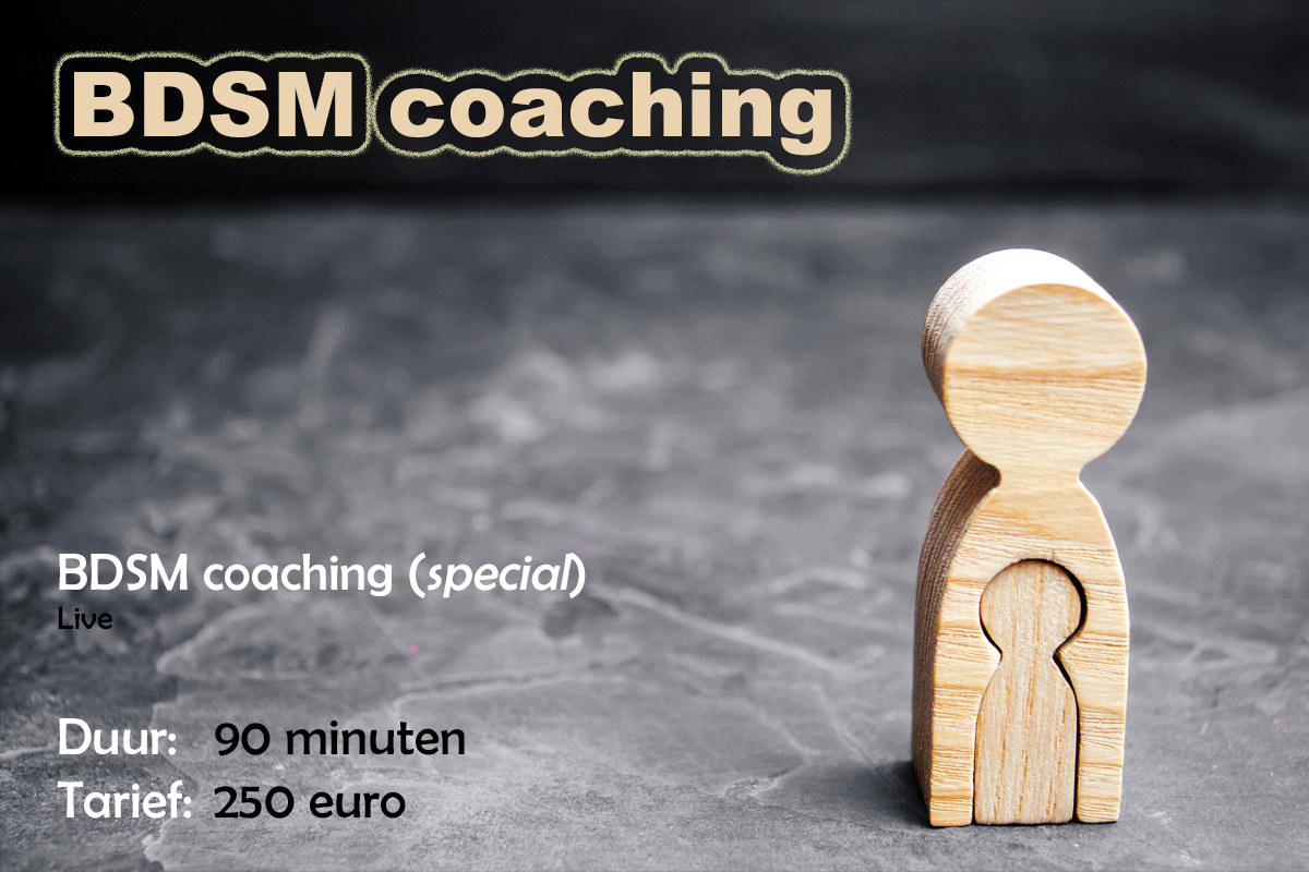 (Special) BDSM coaching 90 minuten