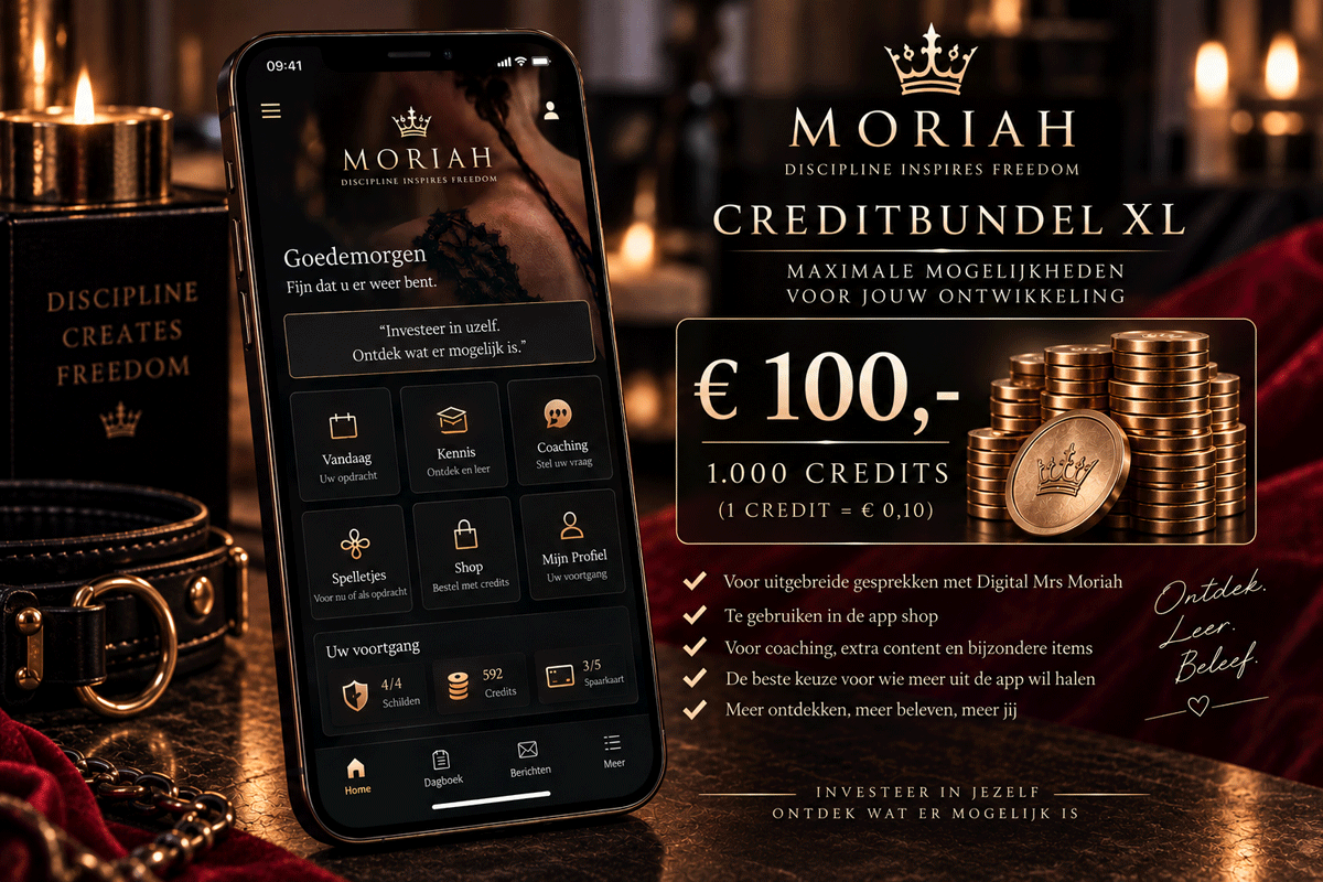 Creditbundel XL - 100 euro - Moriah-app