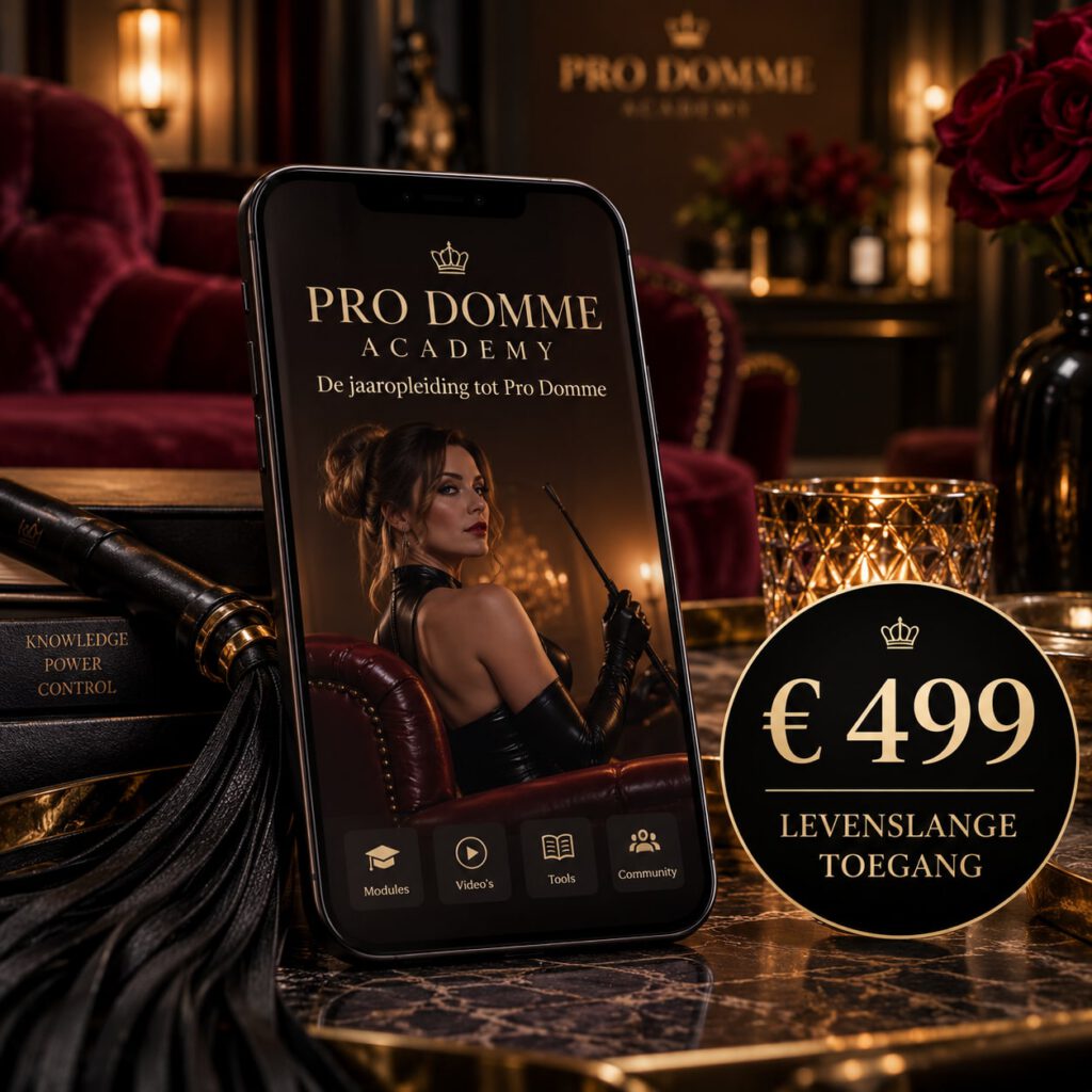 Pro Domme Academy app, € 499, levenslange toegang