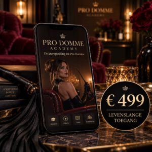 Pro Domme Academy app, &euro; 499, levenslange toegang